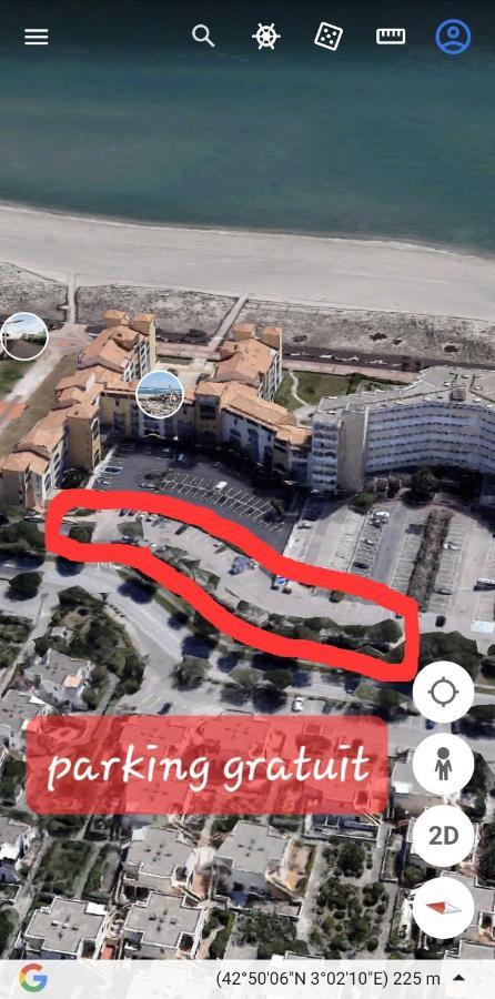 Appartement Vue Mer,Acces Direct Plage,Fibre,Clim,Parking Public Gratuit Le Barcarès Εξωτερικό φωτογραφία