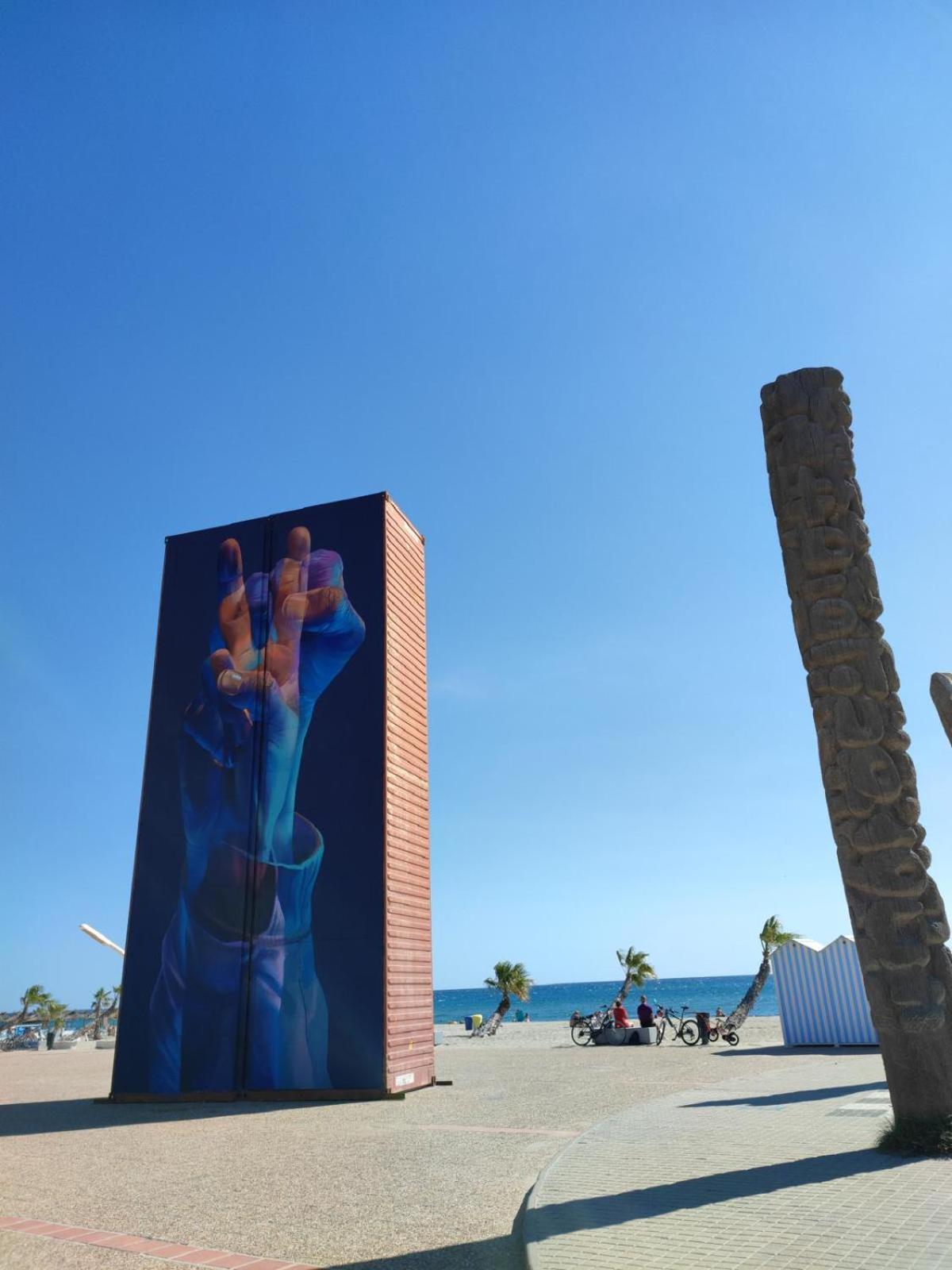 Appartement Vue Mer,Acces Direct Plage,Fibre,Clim,Parking Public Gratuit Le Barcarès Εξωτερικό φωτογραφία