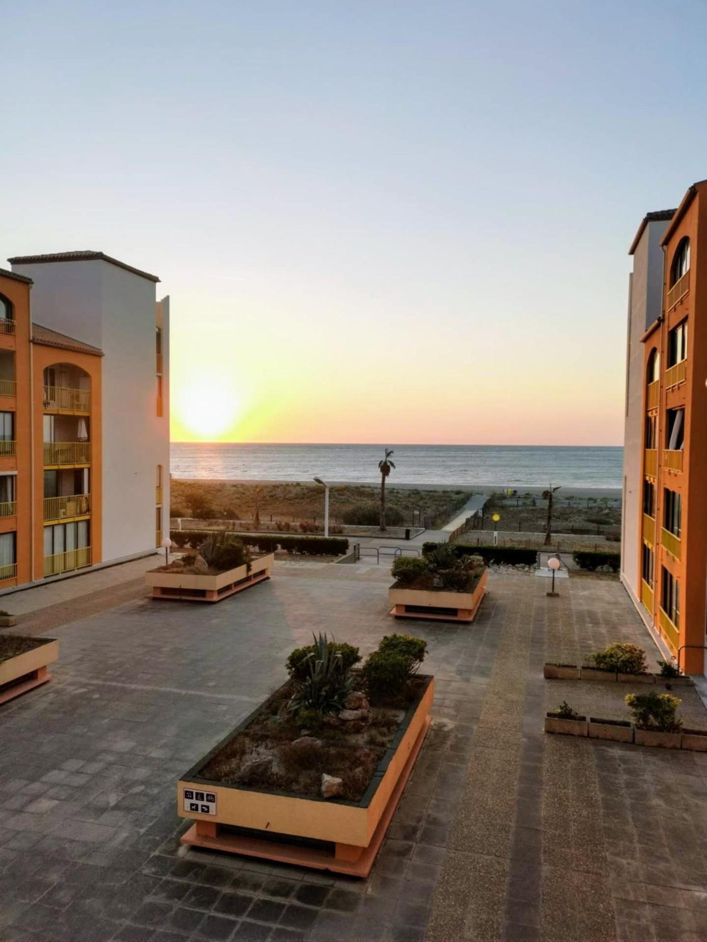 Appartement Vue Mer,Acces Direct Plage,Fibre,Clim,Parking Public Gratuit Le Barcarès Εξωτερικό φωτογραφία